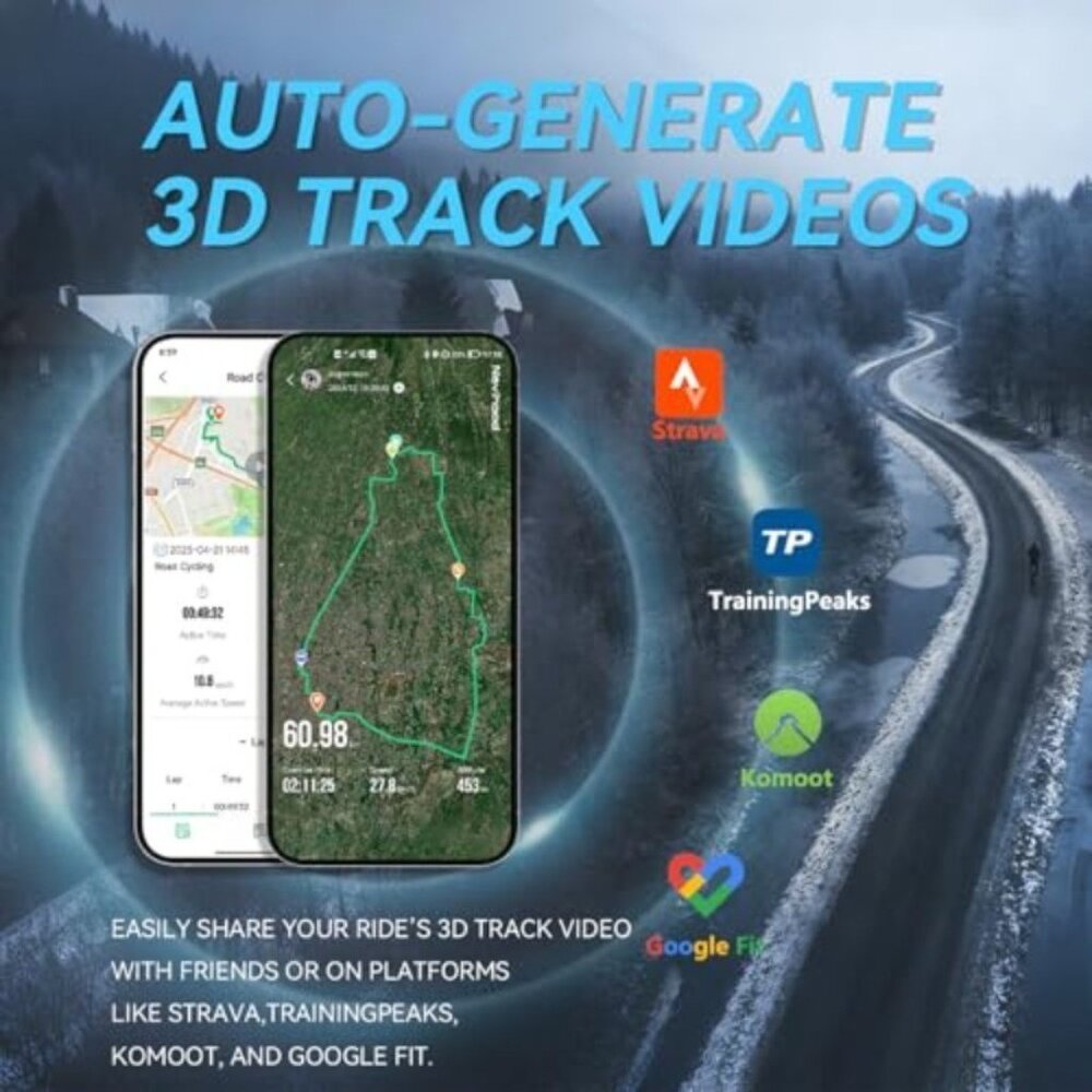 S1 Entry Level GPS Bike Computer Wireless, Laminated 2.8" Screen, Ultra Thin and - Picture 7 of 7